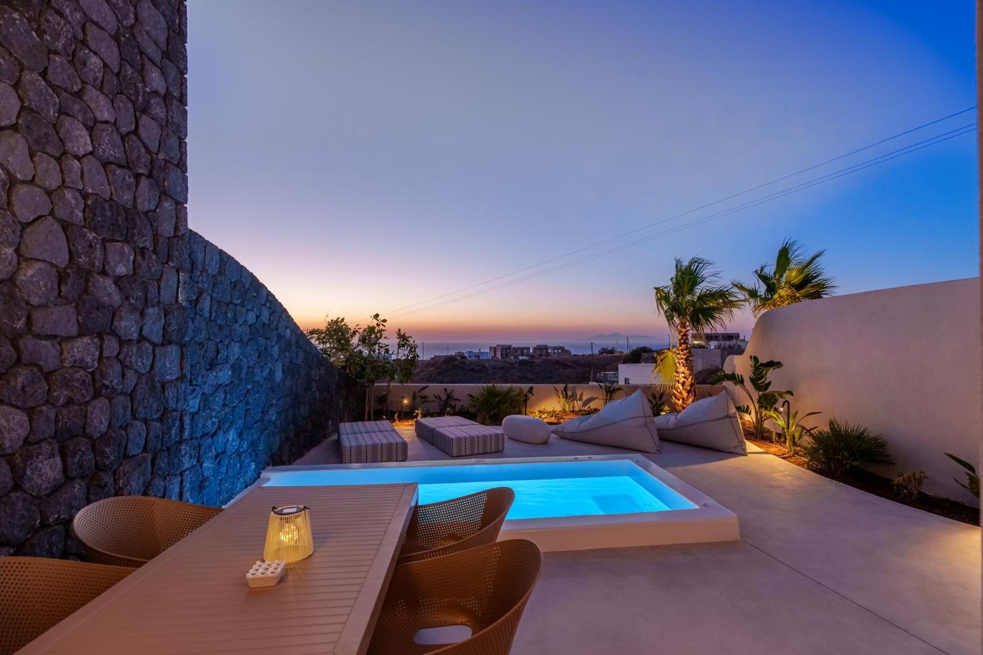 Villa Halo Santorini - Living Experience à Karterados  Extérieur photo