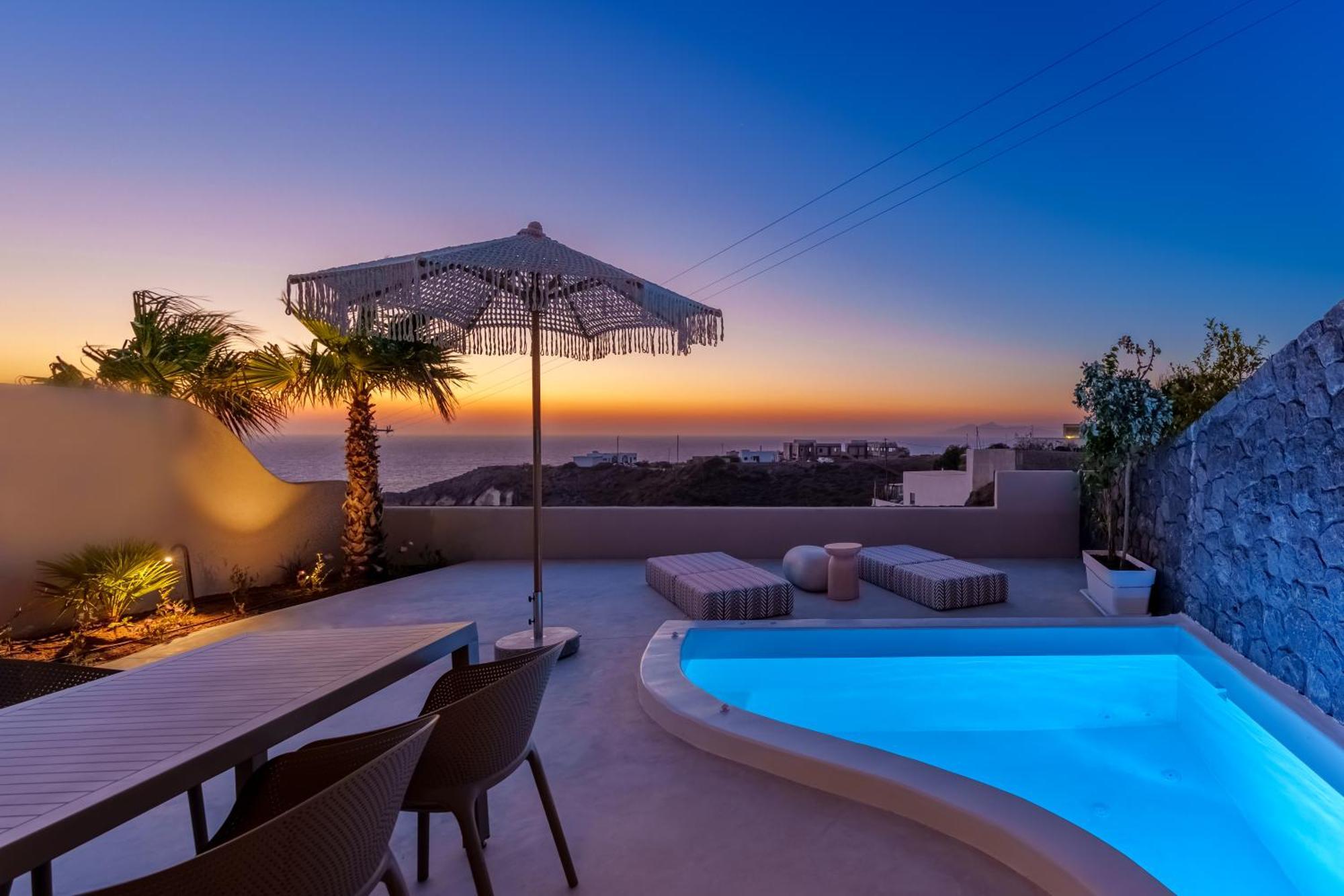 Villa Halo Santorini - Living Experience à Karterados  Extérieur photo