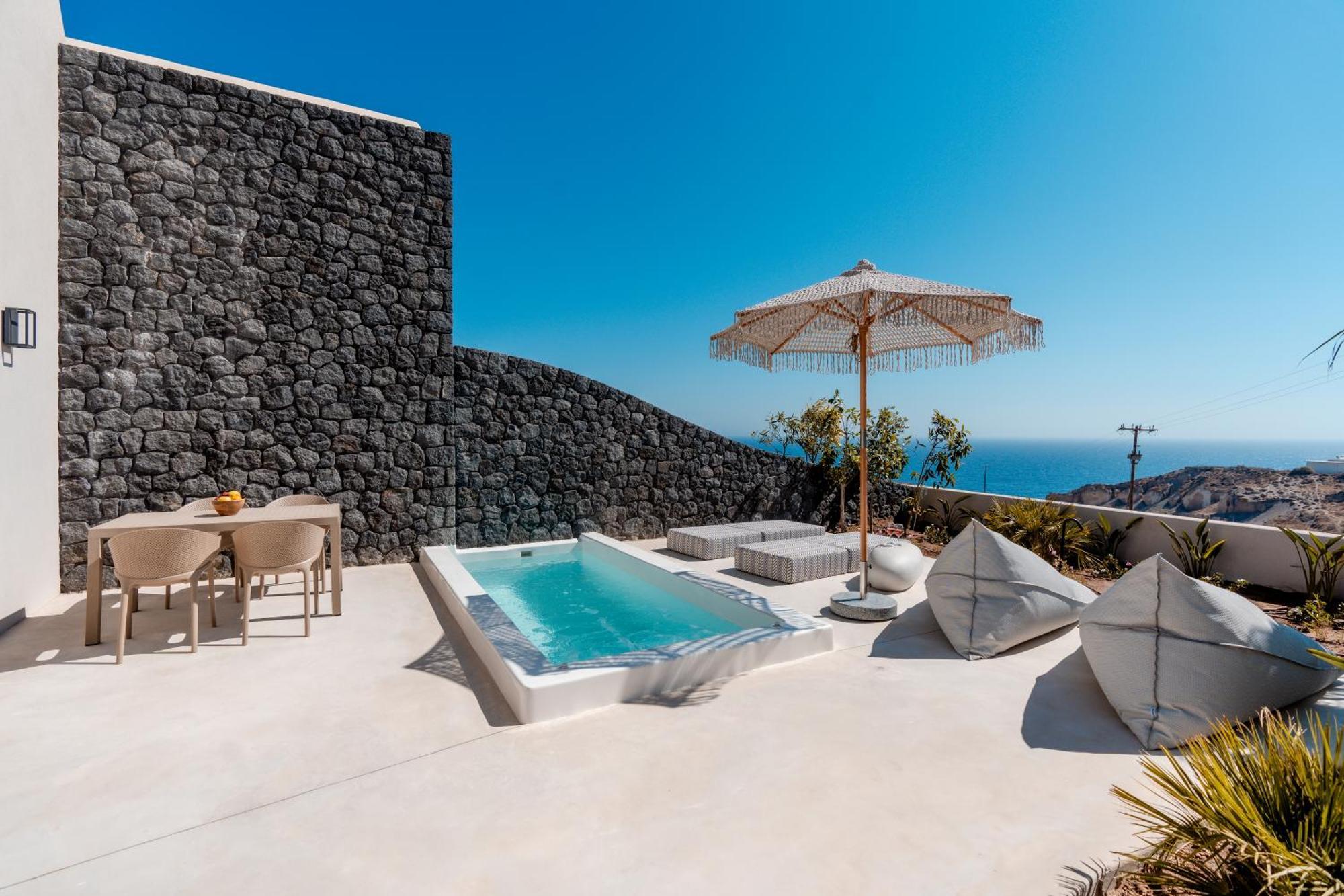 Villa Halo Santorini - Living Experience à Karterados  Extérieur photo