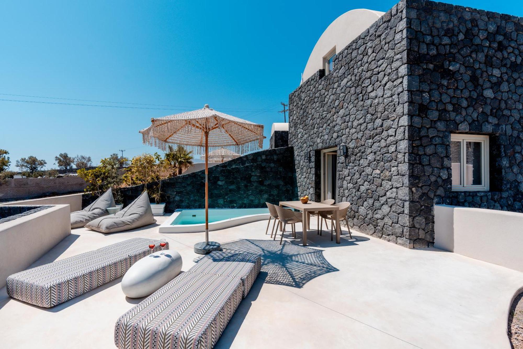 Villa Halo Santorini - Living Experience à Karterados  Extérieur photo