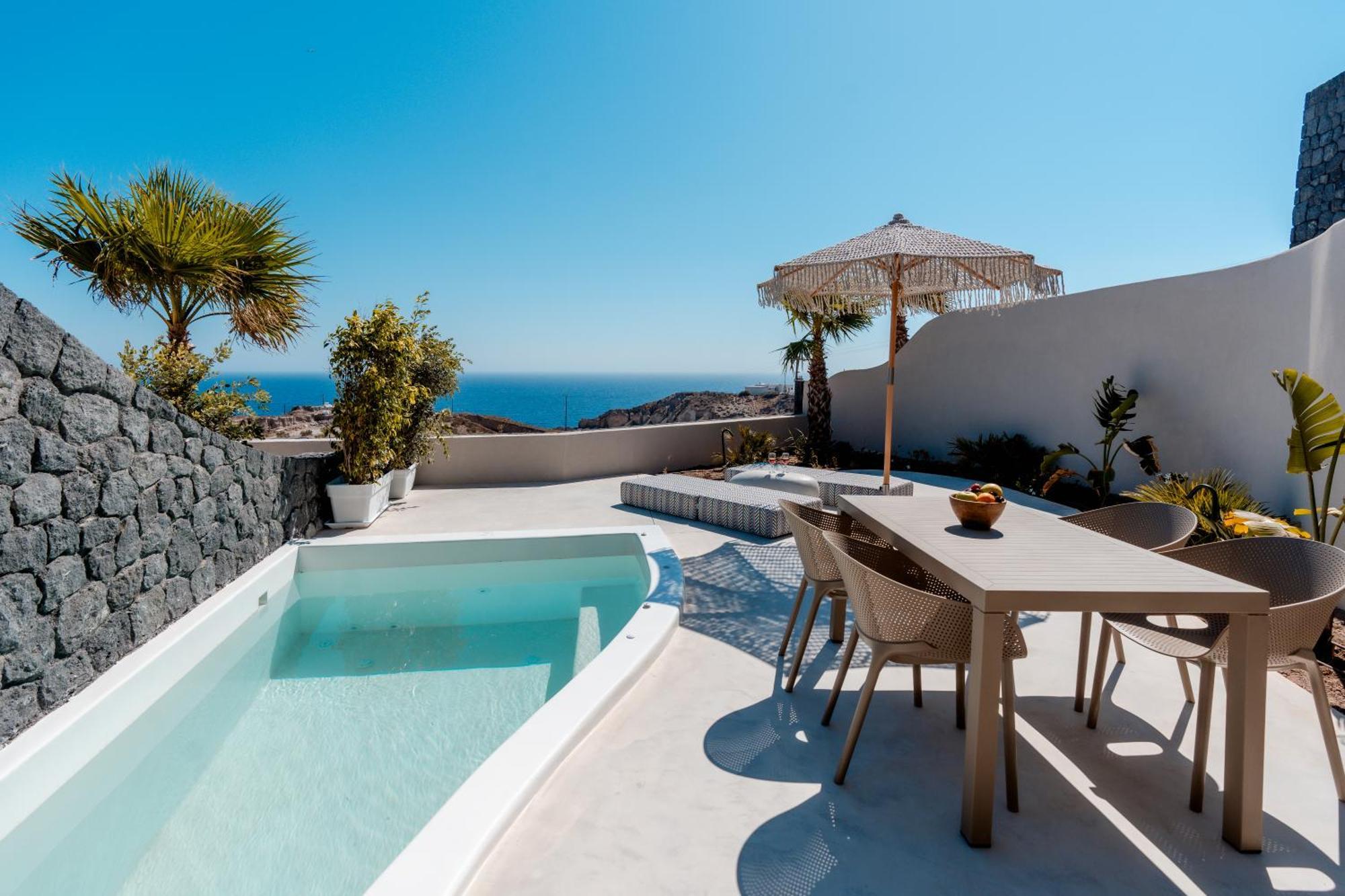 Villa Halo Santorini - Living Experience à Karterados  Extérieur photo