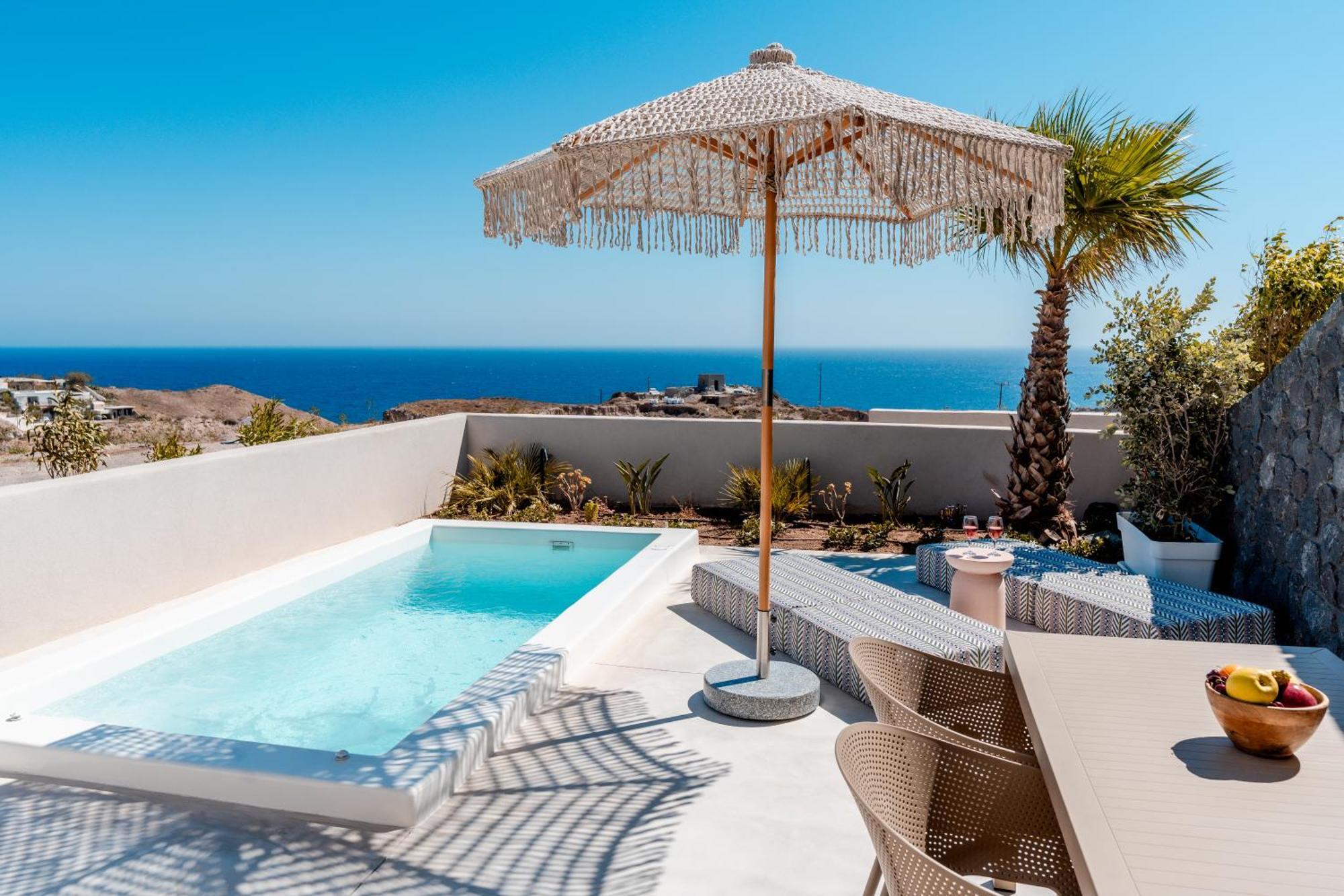 Villa Halo Santorini - Living Experience à Karterados  Extérieur photo